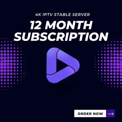 5 IPTV Subscription 12 Months – Premium 4K